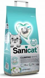 Sanicat Clumping White Cotton Fresh Cat Litter 